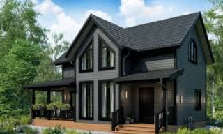 Проекты каркасных домов с террасой от 3687 рублей | Строй-Хта