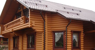 Строительство дома из оцилиндрованного бревна в Ухте - от 136942 рублей